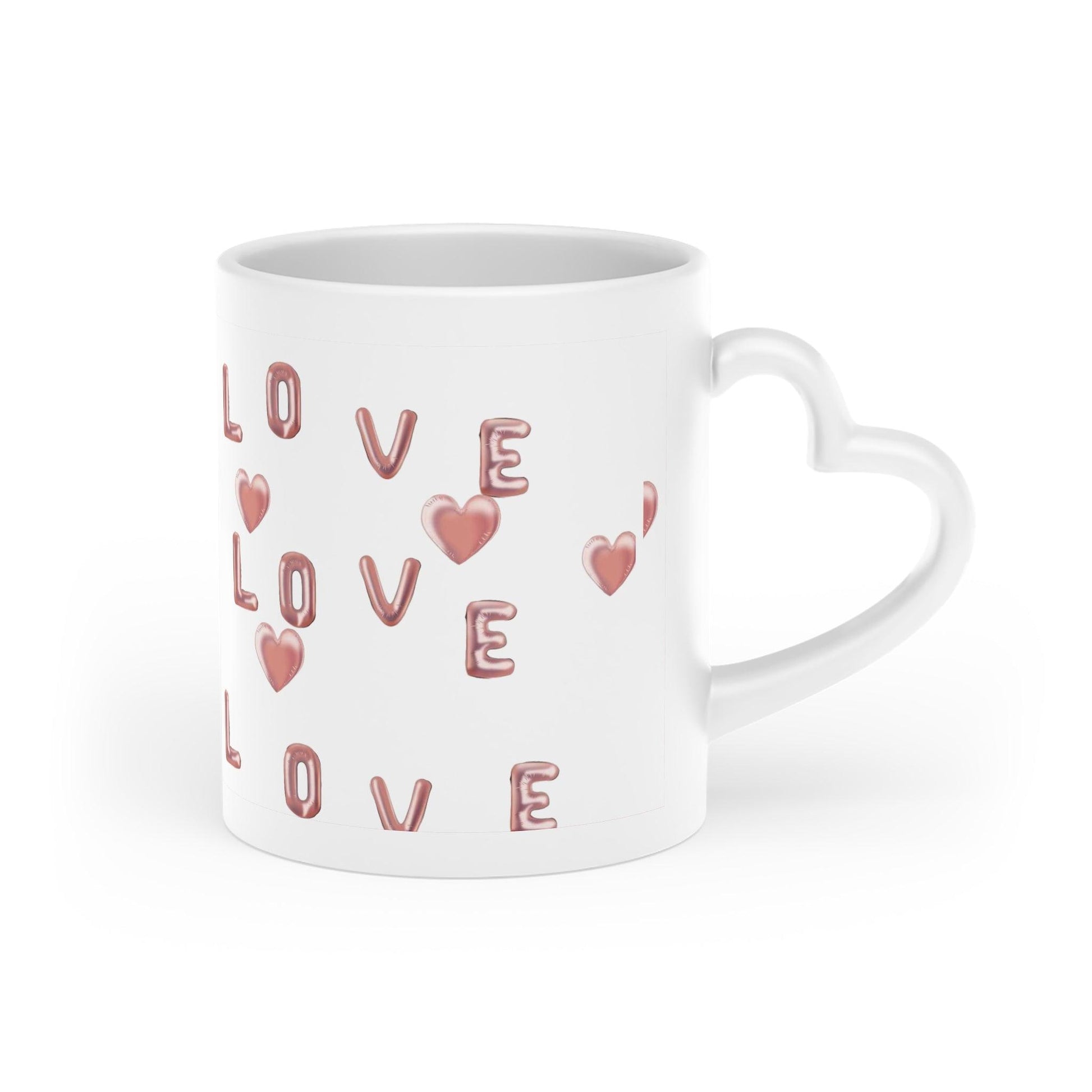 EYNA Emporium - "Love in Hand" Heart-Shaped Mug