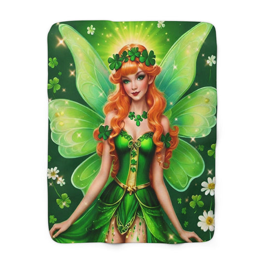 EYNA Emporium - "Luck be a Fairy" Sherpa Fleece Blanket