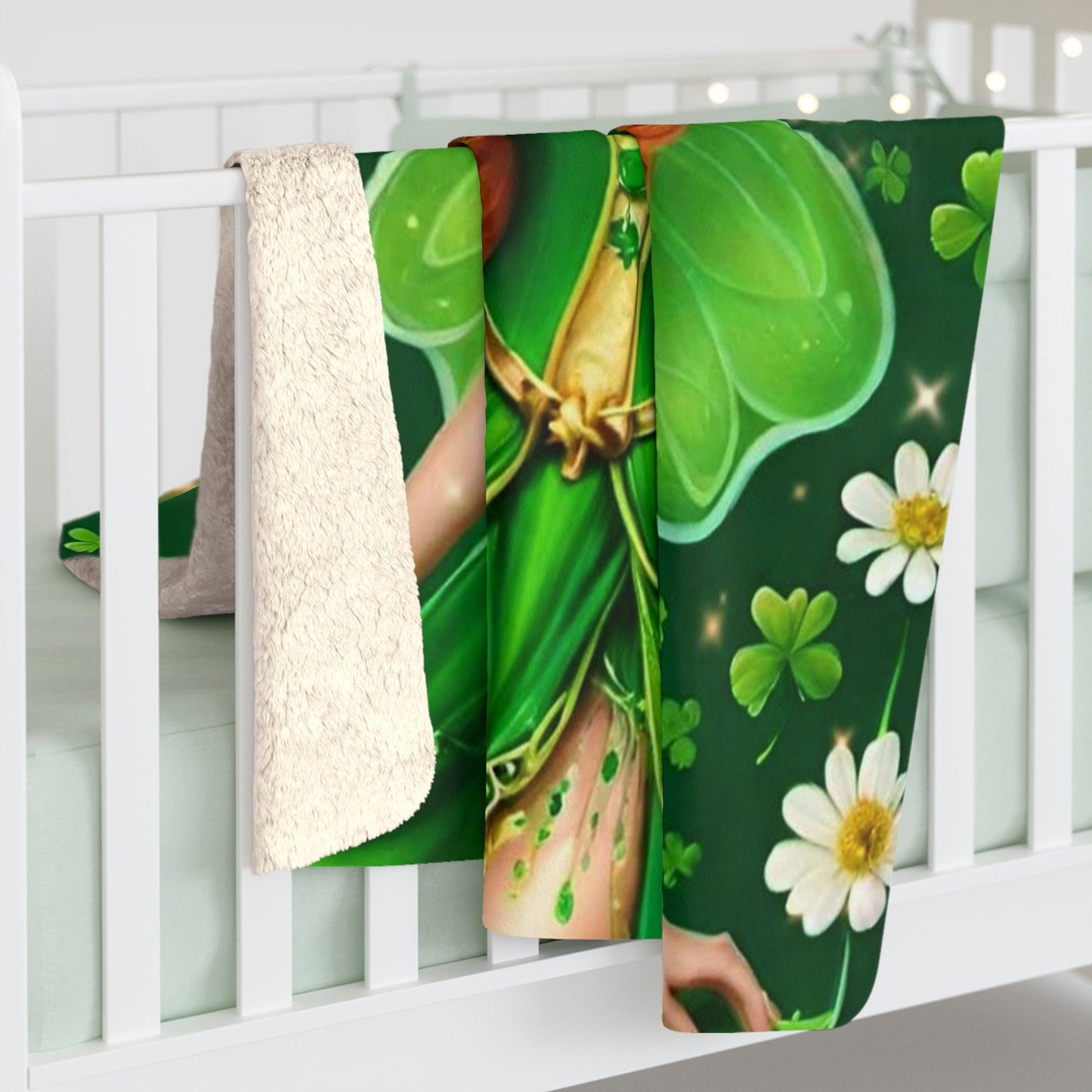 EYNA Emporium - "Luck be a Fairy" Sherpa Fleece Blanket