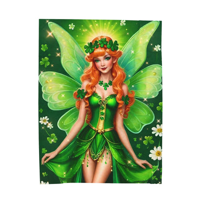 EYNA Emporium - "Luck be a Fairy" Velveteen Plush Blanket