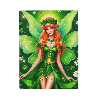 EYNA Emporium - "Luck be a Fairy" Velveteen Plush Blanket