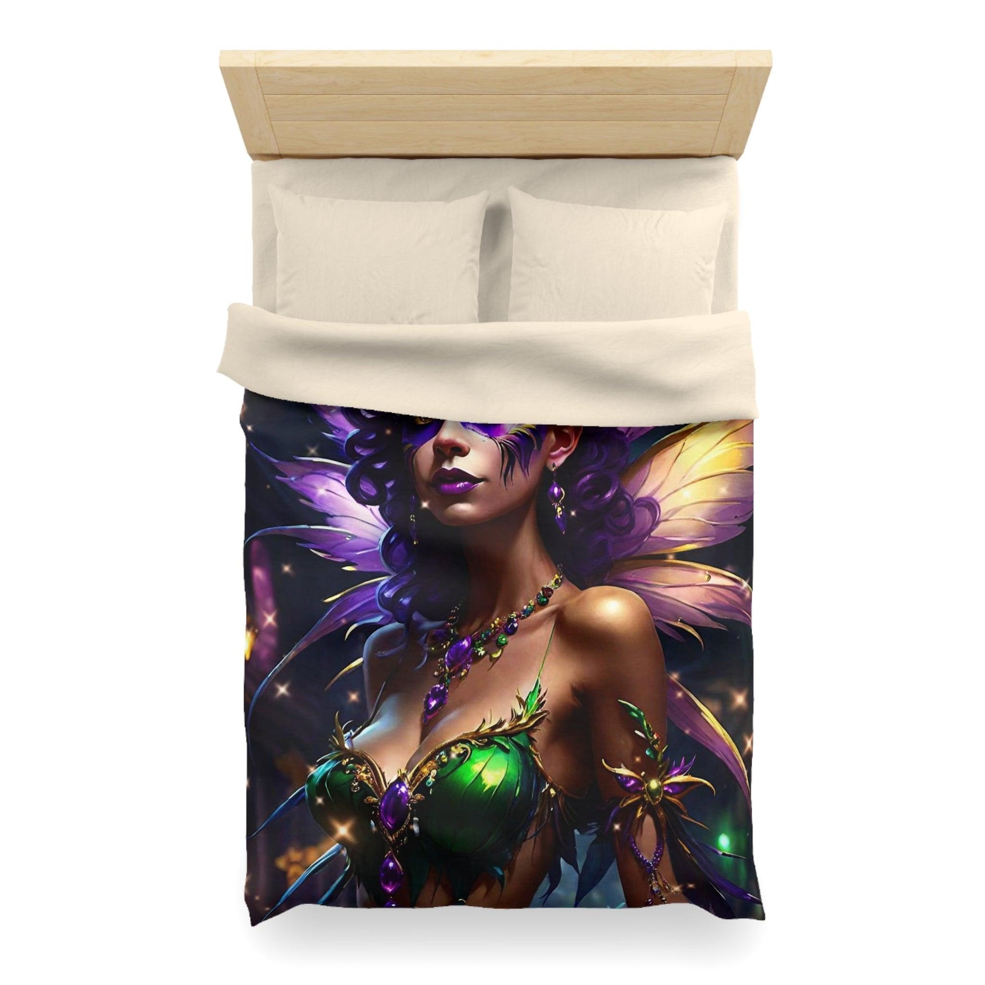 EYNA Emporium - "Mardi Gras Fairy Cabaret " Microfiber Duvet Cover