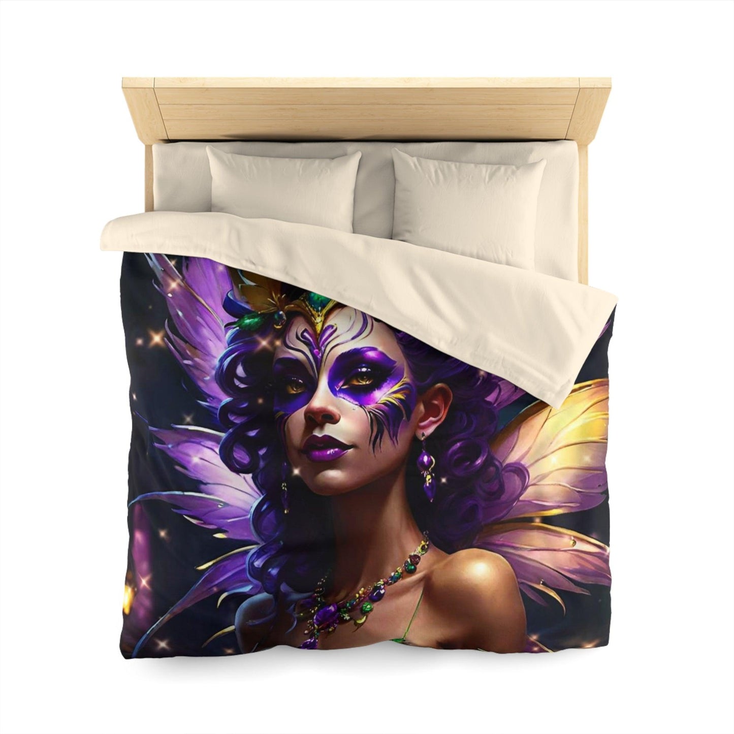 EYNA Emporium - "Mardi Gras Fairy Cabaret " Microfiber Duvet Cover