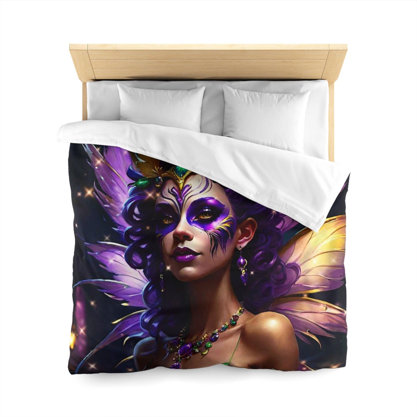 EYNA Emporium - "Mardi Gras Fairy Cabaret " Microfiber Duvet Cover