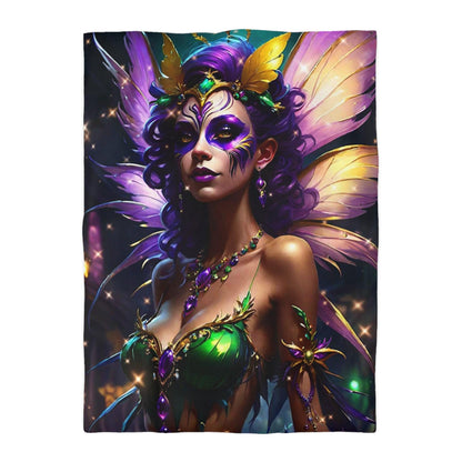 EYNA Emporium - "Mardi Gras Fairy Cabaret " Microfiber Duvet Cover