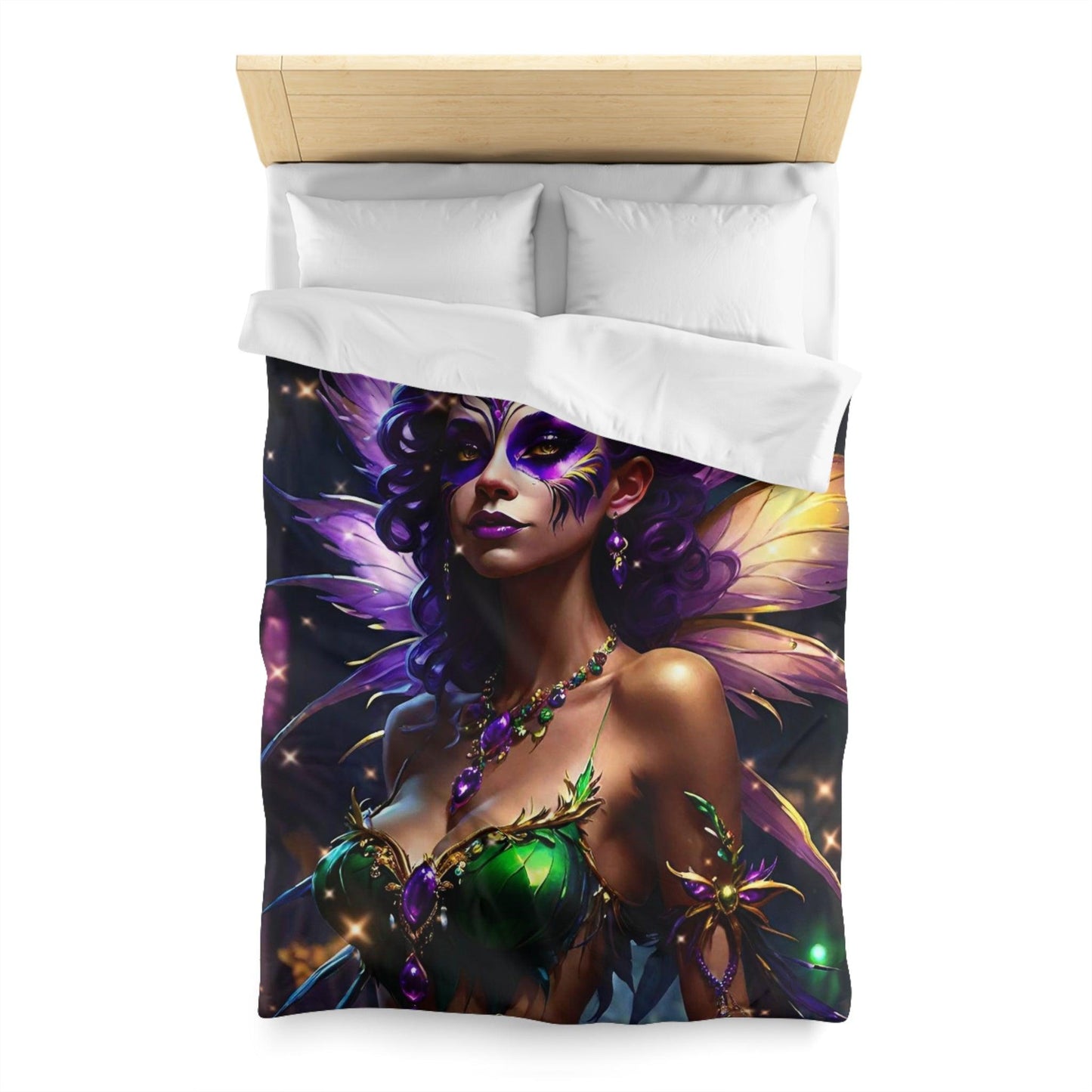 EYNA Emporium - "Mardi Gras Fairy Cabaret " Microfiber Duvet Cover