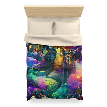 EYNA Emporium - "Mardi Gras Fantasy" Microfiber Duvet Cover