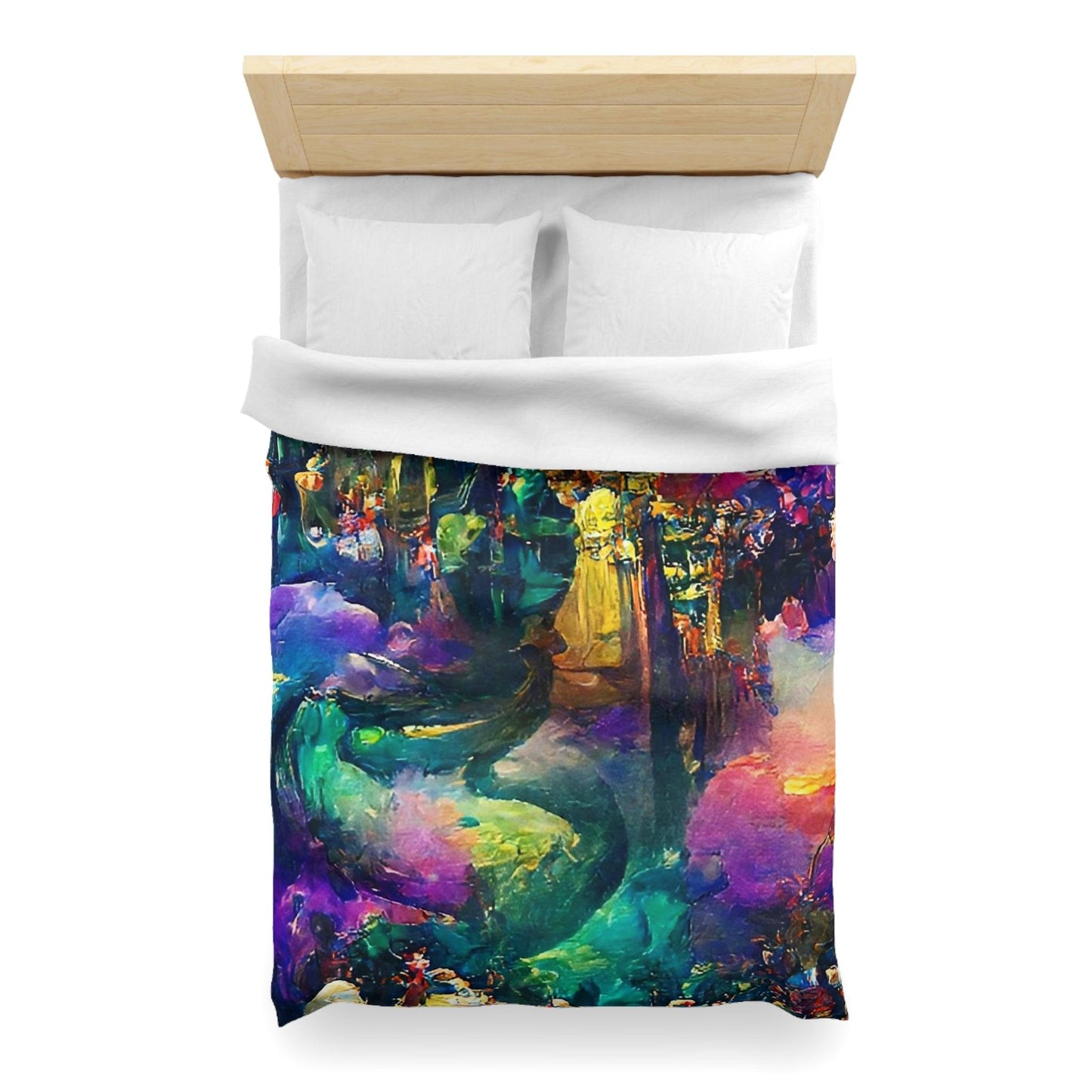 EYNA Emporium - "Mardi Gras Fantasy" Microfiber Duvet Cover