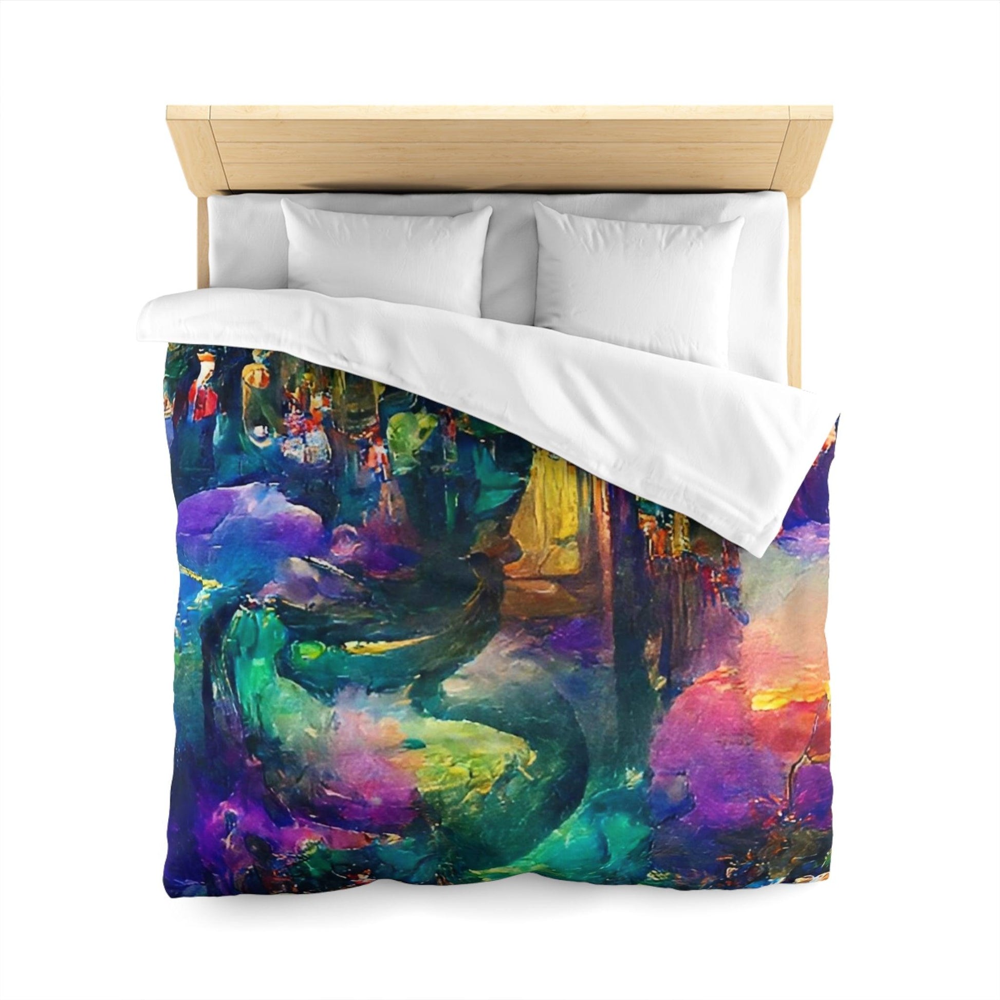 EYNA Emporium - "Mardi Gras Fantasy" Microfiber Duvet Cover