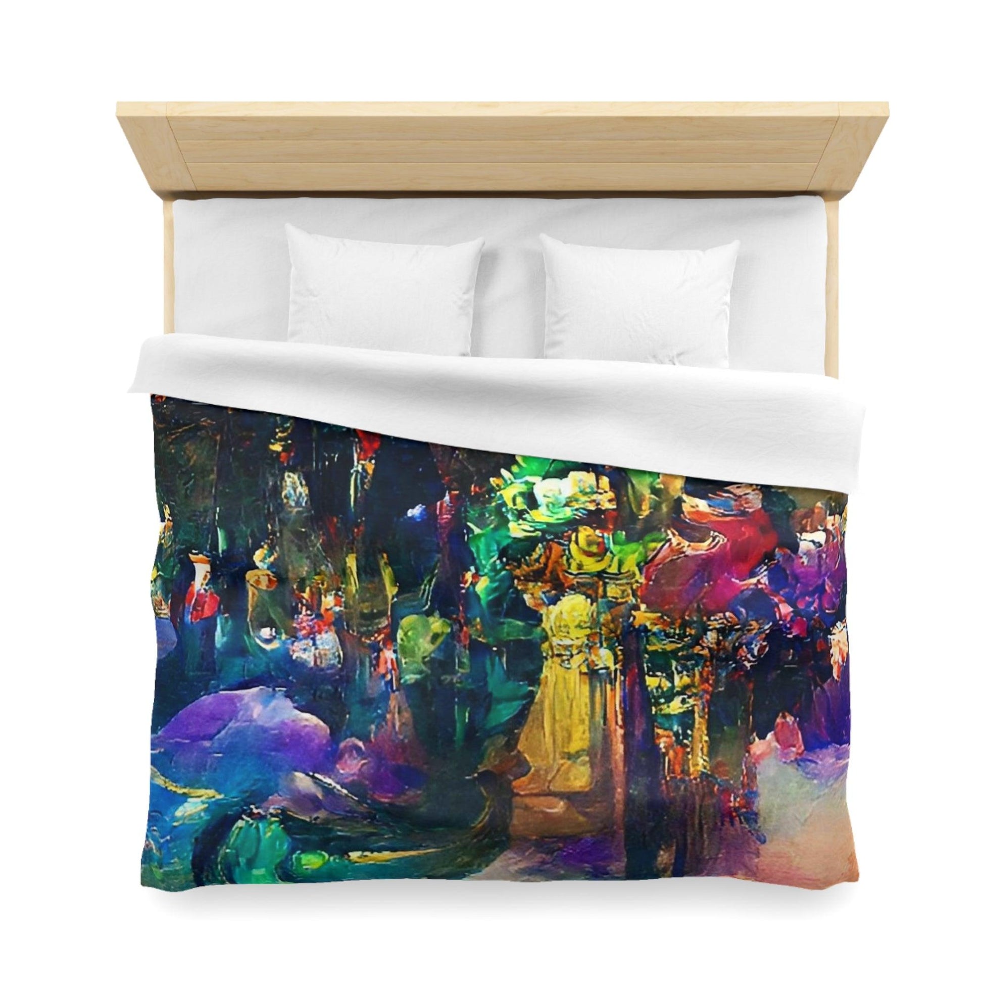 EYNA Emporium - "Mardi Gras Fantasy" Microfiber Duvet Cover