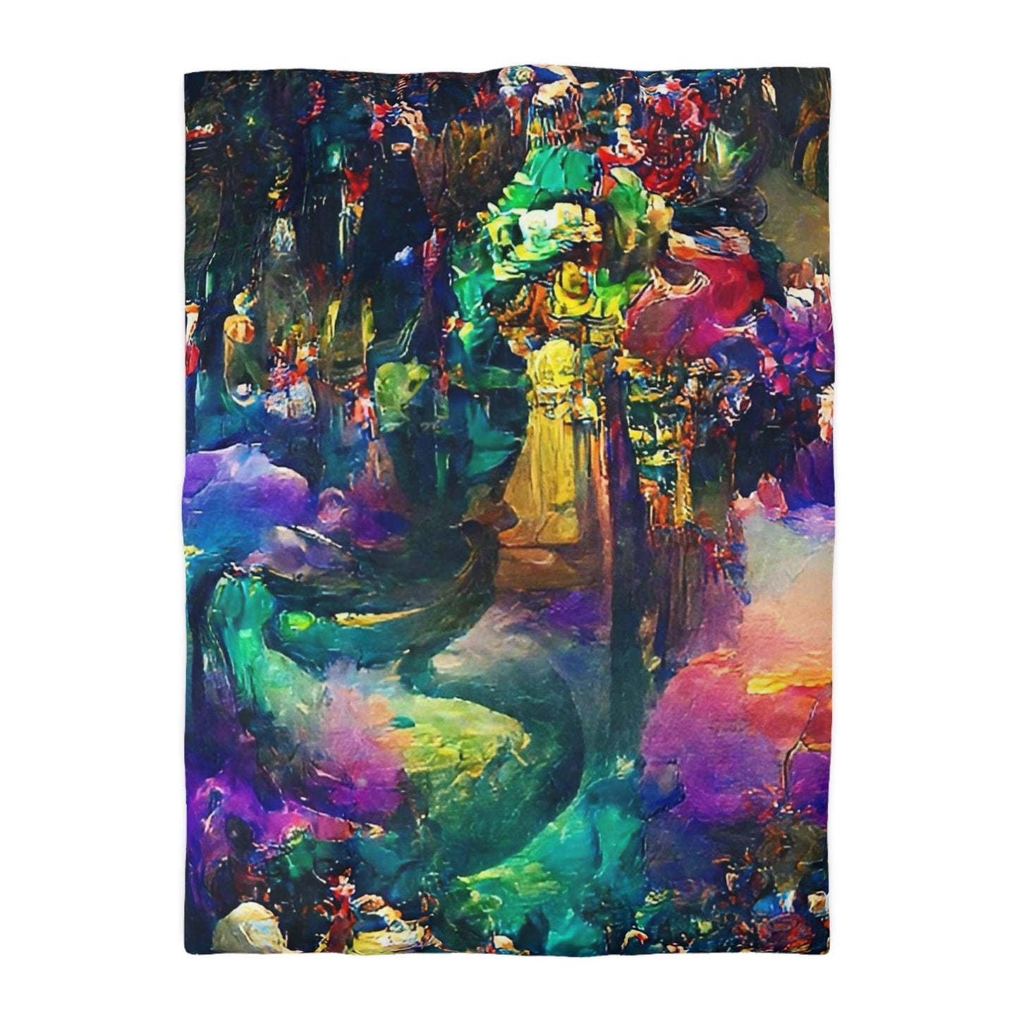 EYNA Emporium - "Mardi Gras Fantasy" Microfiber Duvet Cover