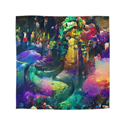 EYNA Emporium - "Mardi Gras Fantasy" Microfiber Duvet Cover