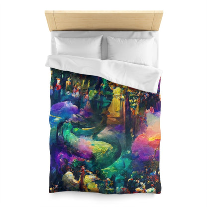 EYNA Emporium - "Mardi Gras Fantasy" Microfiber Duvet Cover