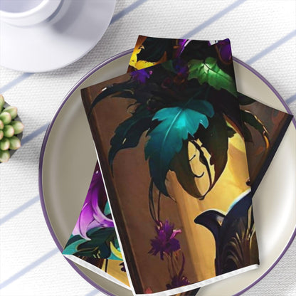 EYNA Emporium - "Mardi Gras Vase" Broadcloth Napkins