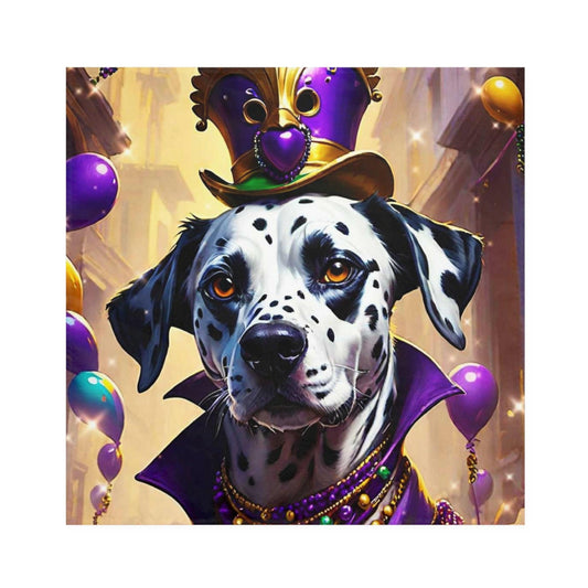 EYNA Emporium - "Mardi Paws Dalmation" Broadcloth Napkins