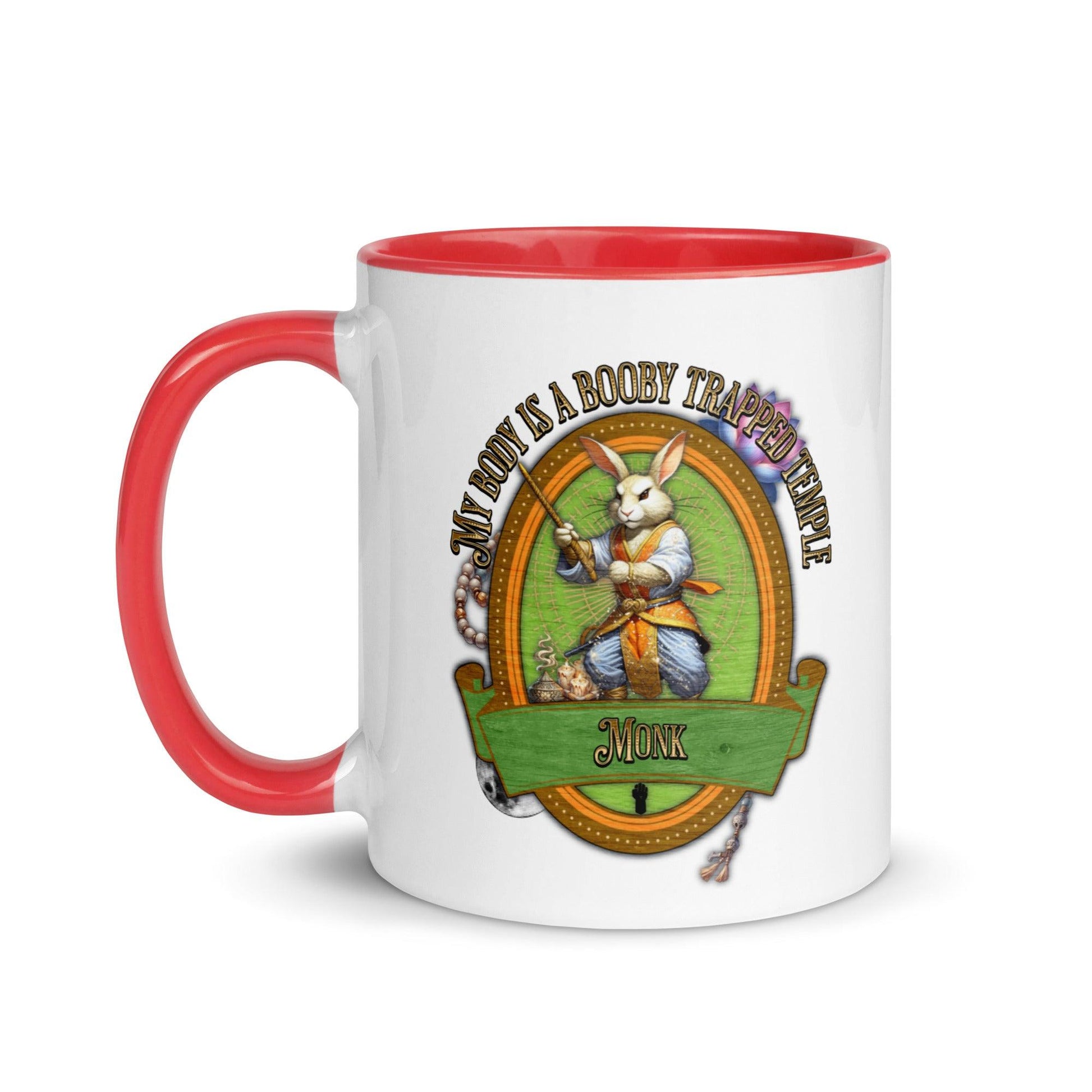 EYNA Emporium - "My Body is a Booby Trapped Temple" Monk Two-Toned Color Mug