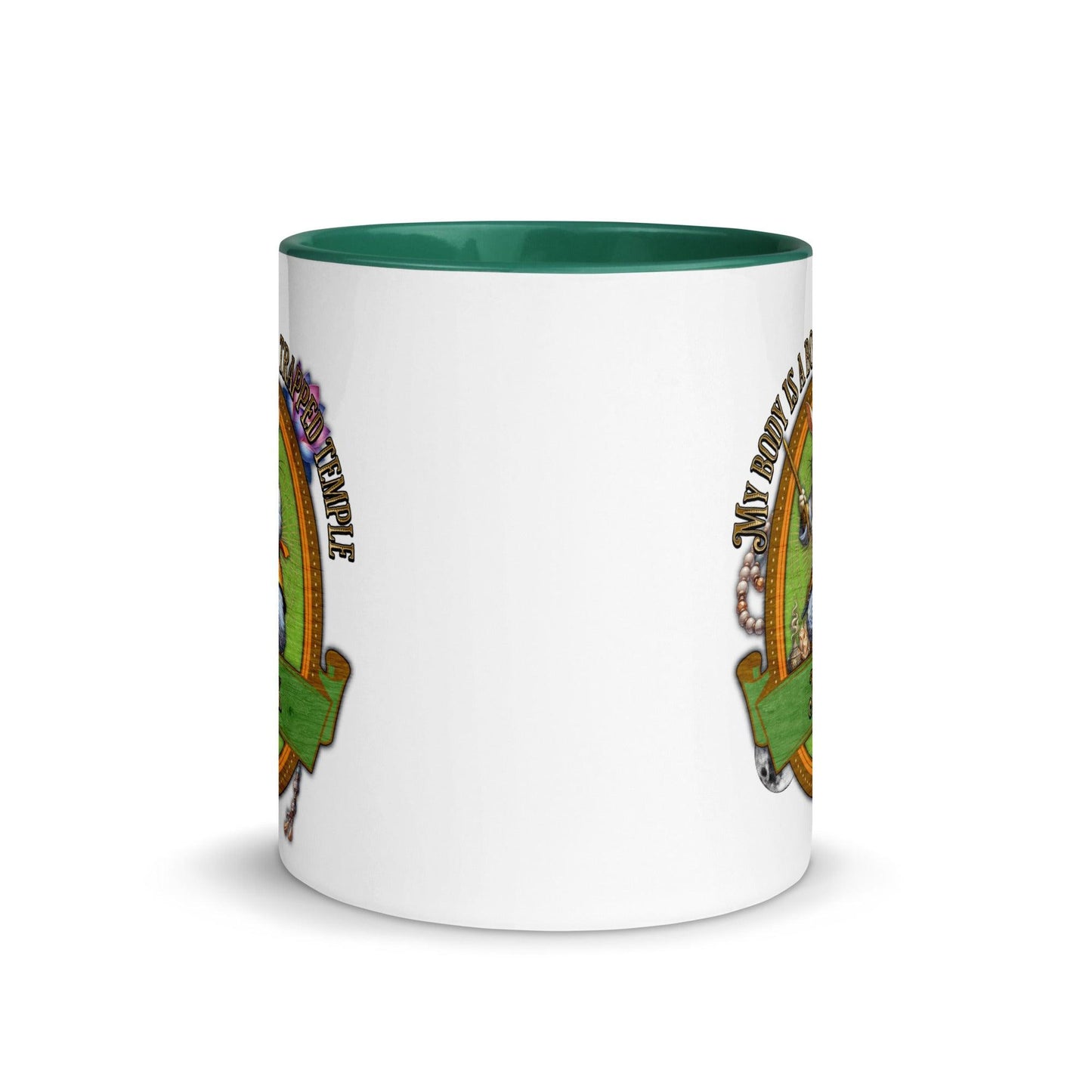 EYNA Emporium - "My Body is a Booby Trapped Temple" Monk Two-Toned Color Mug