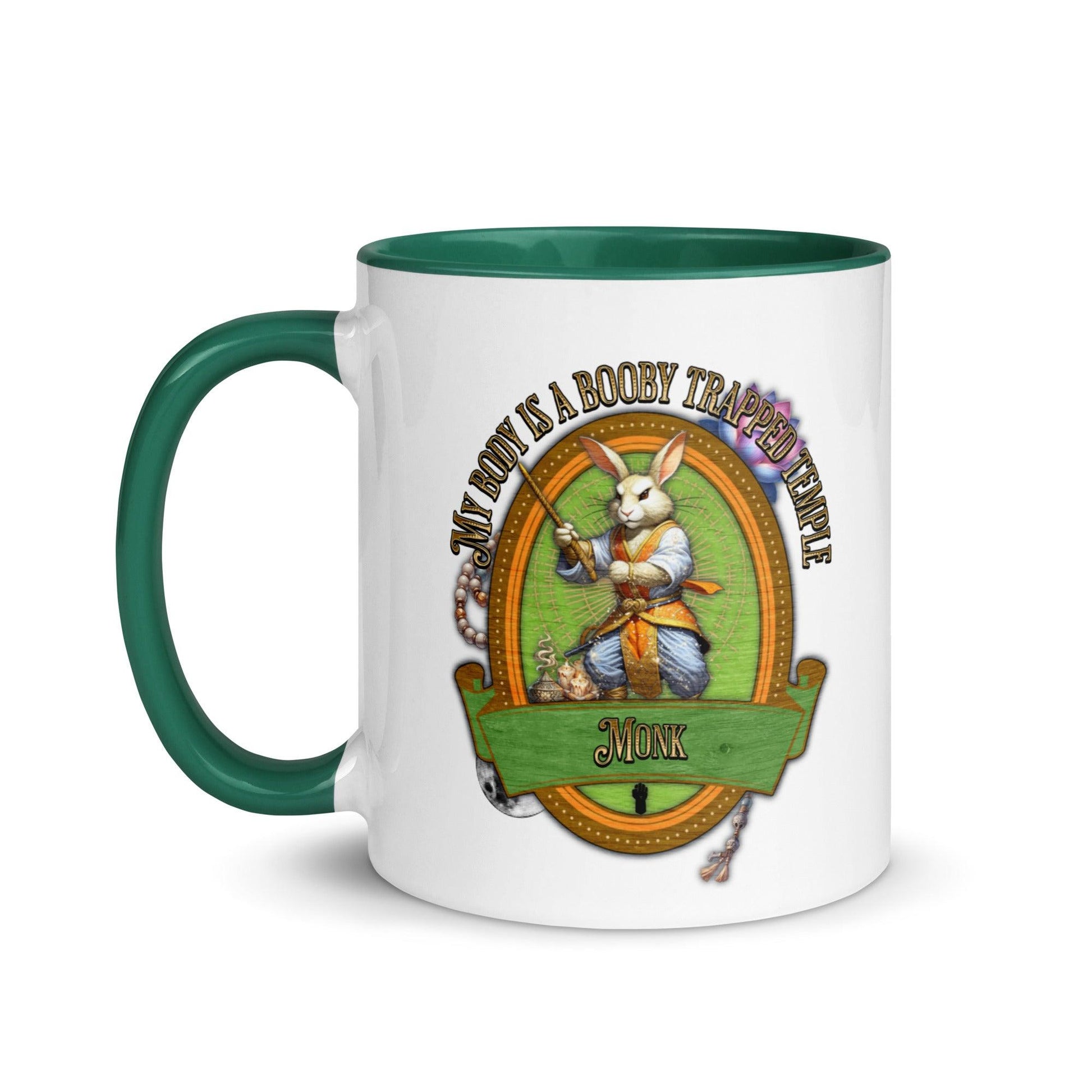 EYNA Emporium - "My Body is a Booby Trapped Temple" Monk Two-Toned Color Mug