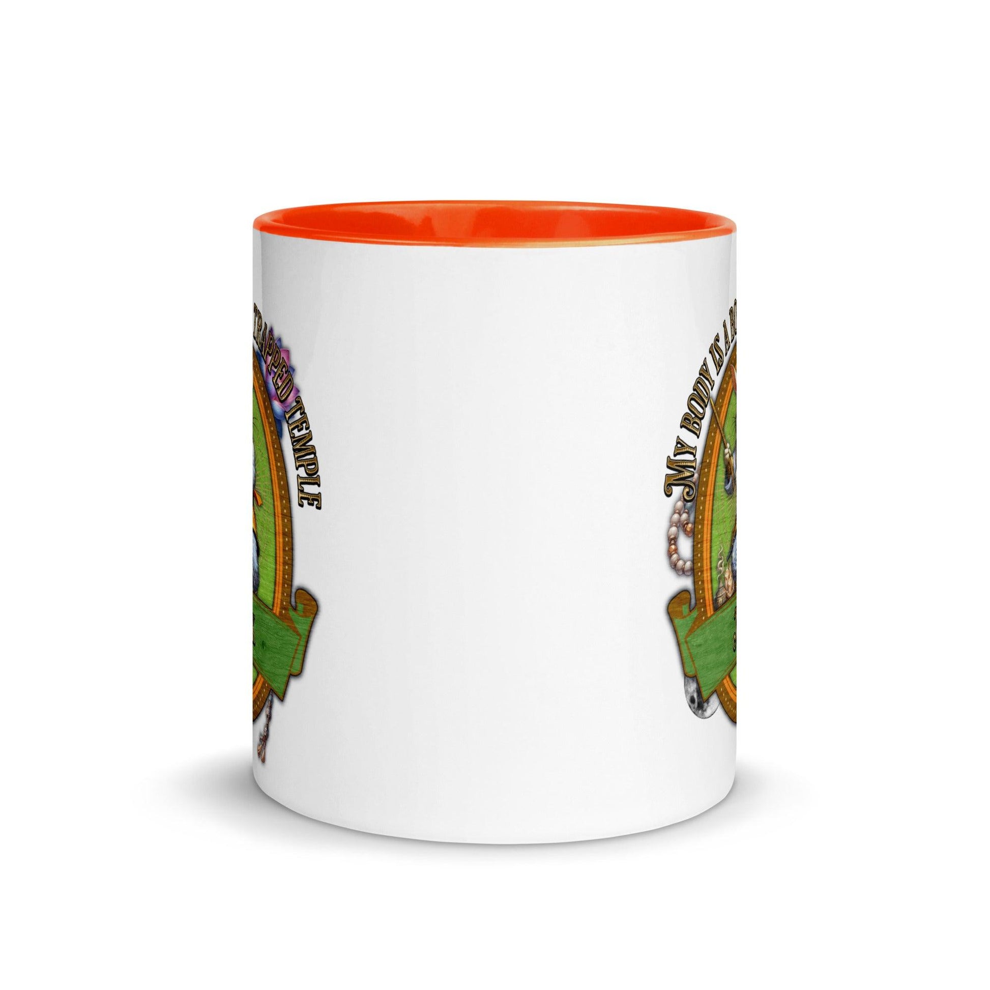 EYNA Emporium - "My Body is a Booby Trapped Temple" Monk Two-Toned Color Mug