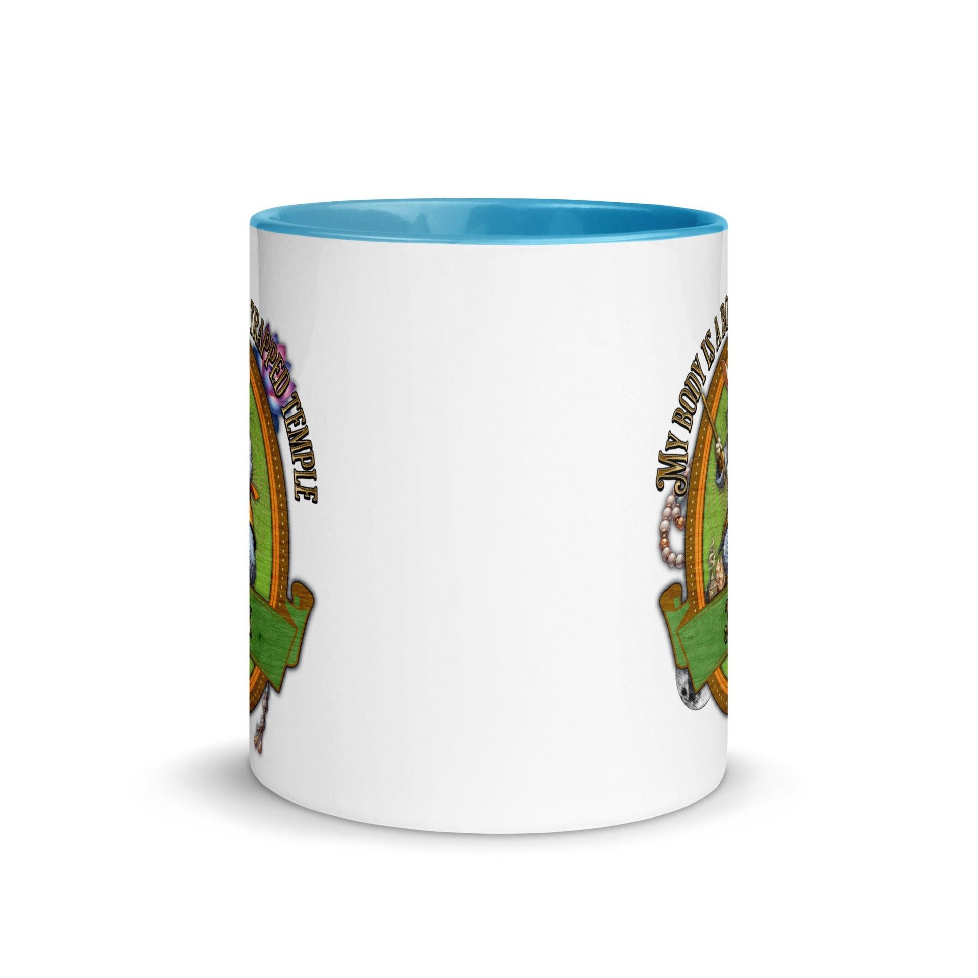 EYNA Emporium - "My Body is a Booby Trapped Temple" Monk Two-Toned Color Mug