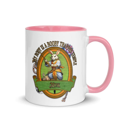 EYNA Emporium - "My Body is a Booby Trapped Temple" Monk Two-Toned Color Mug