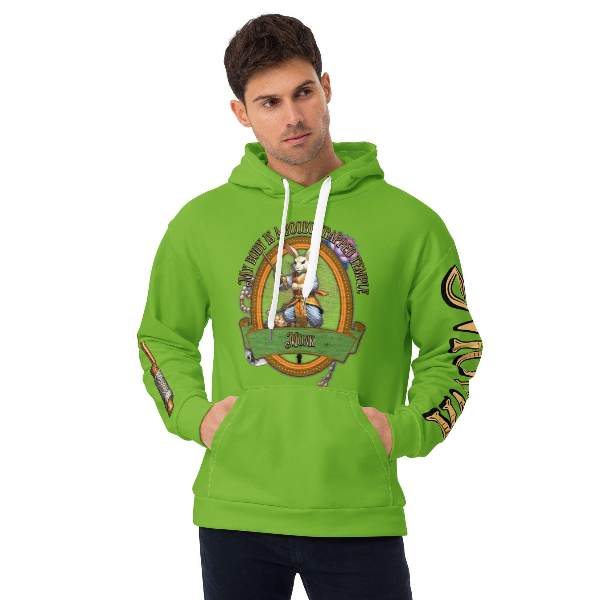 EYNA Emporium - "My Body is a Booby Trapped Temple" Unisex Hoodie - Monk