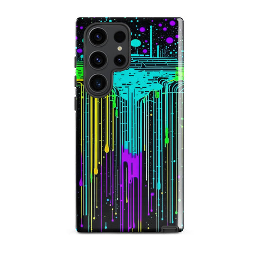 EYNA Emporium - "Neon Rainmaker" Tough Case for Samsung® Phones - Dual Layer Protection