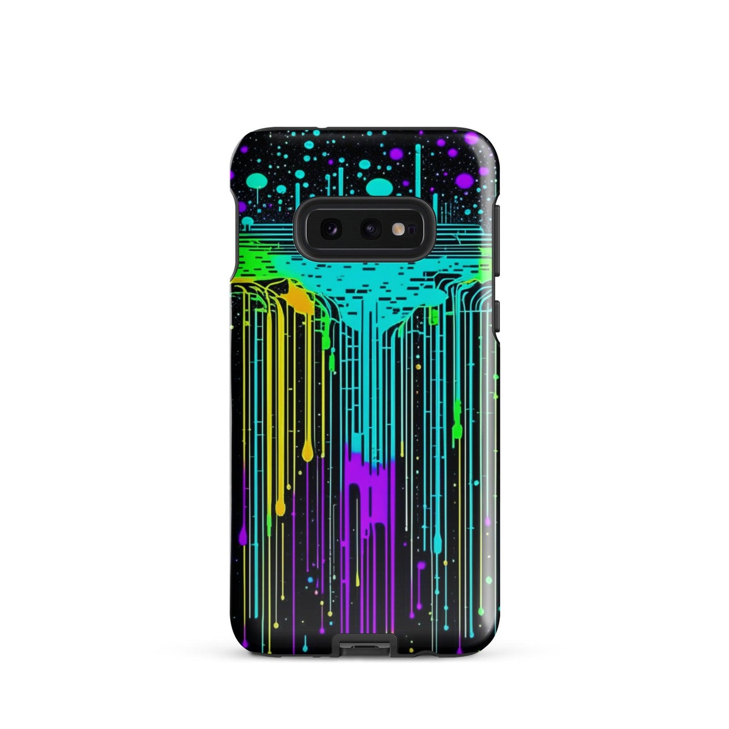 EYNA Emporium - "Neon Rainmaker" Tough Case for Samsung® Phones - Dual Layer Protection