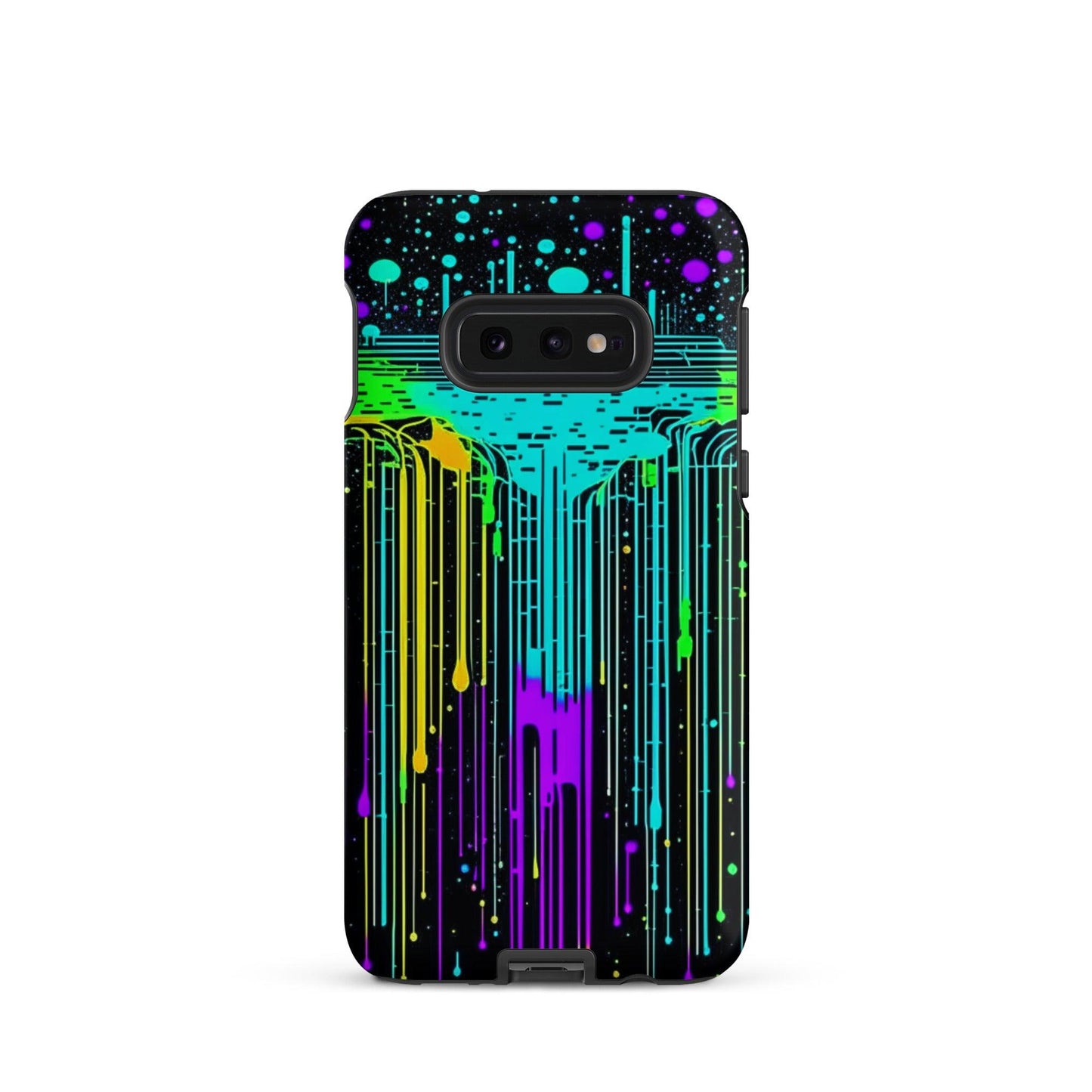 EYNA Emporium - "Neon Rainmaker" Tough Case for Samsung® Phones - Dual Layer Protection