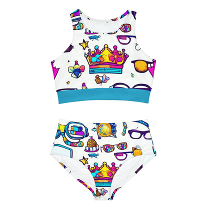 EYNA Emporium - "Nerd Chic" Sporty Bikini Set