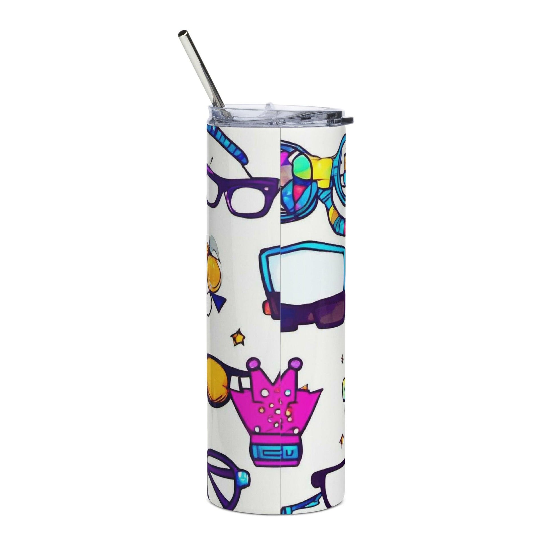 EYNA Emporium - "Nerd Chic" Stainless Steel Tumbler