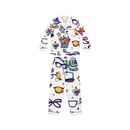 EYNA Emporium - "Nerd Chic" Women's Satin Pajamas