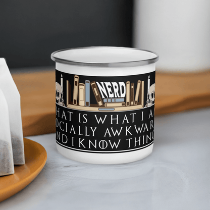 EYNA Emporium - "Nerd" Enamel Mug