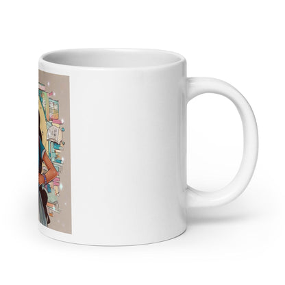 EYNA Emporium - "Nerdy Princess" White Glossy Mug