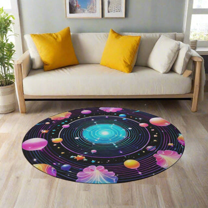 EYNA Emporium - "Orbital" Round Rug