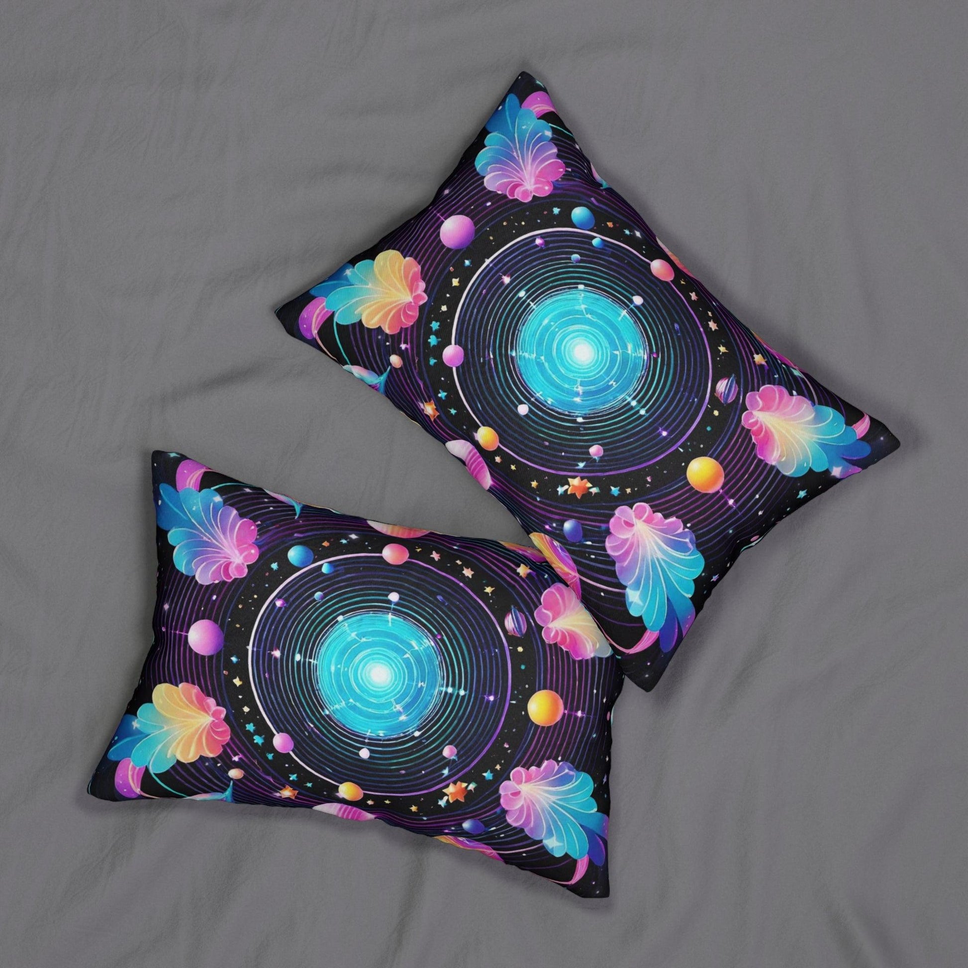 EYNA Emporium - "Orbital" Spun Polyester Lumbar Pillow