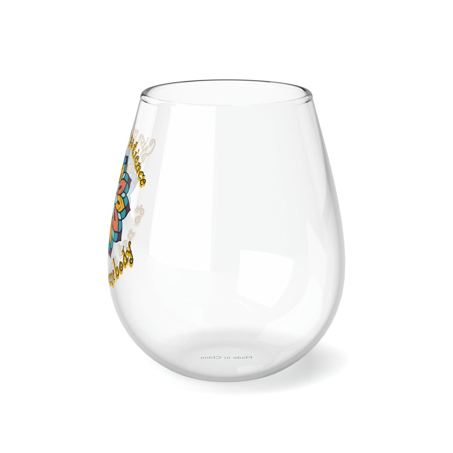 EYNA Emporium - "Patience" Stemless Wine Glass