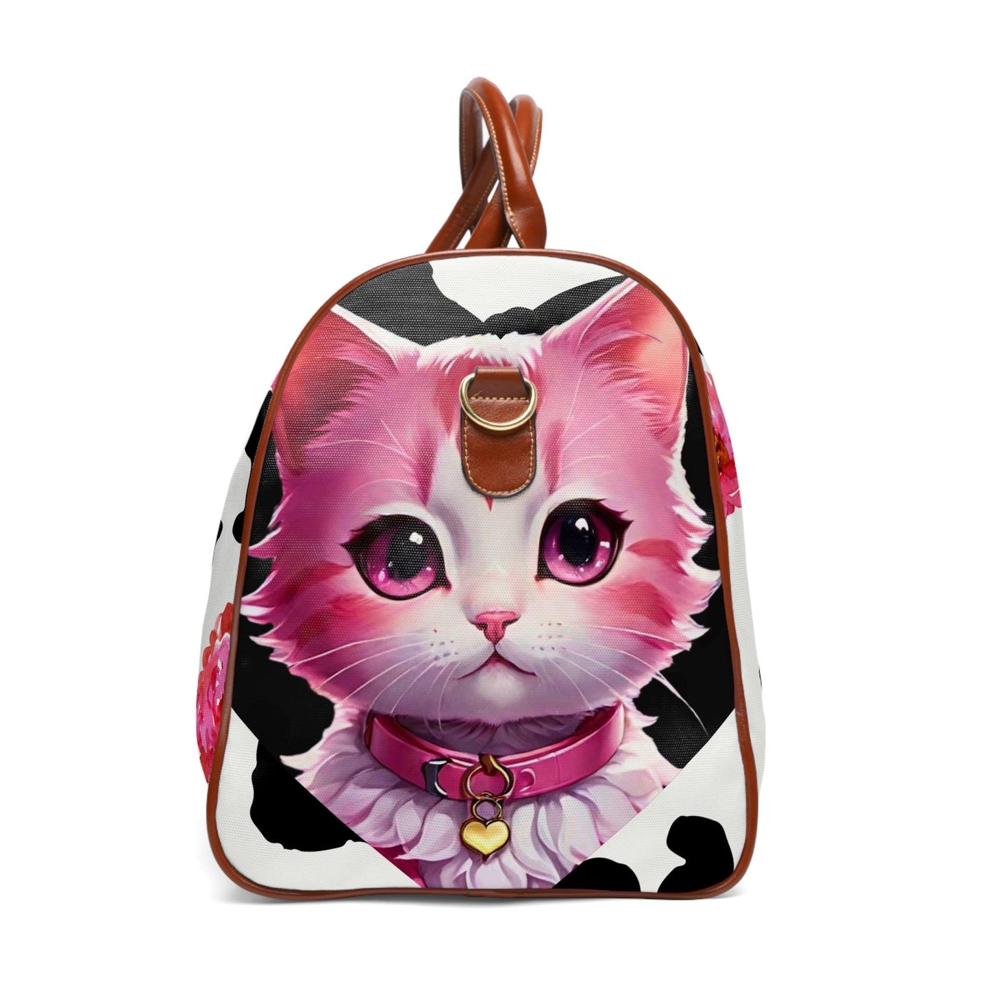 EYNA Emporium - "Pink Diamond Kitten" Waterproof Travel Bag