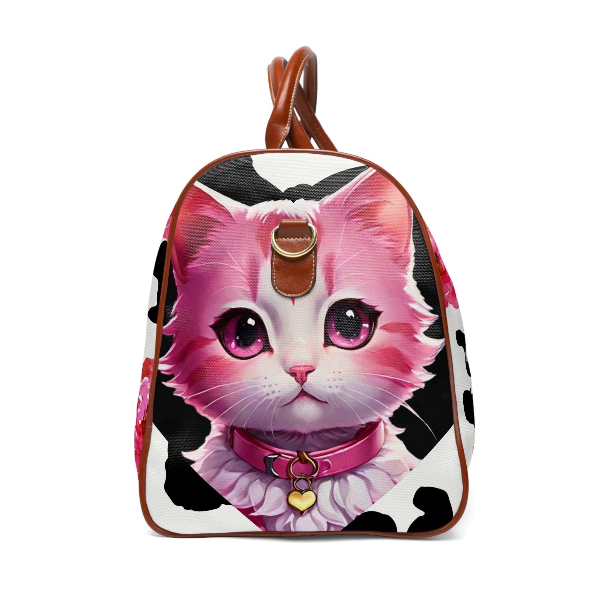 EYNA Emporium - "Pink Diamond Kitten" Waterproof Travel Bag