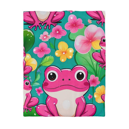 EYNA Emporium - "Pink Frog" Microfiber Duvet Cover