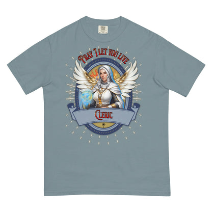 EYNA Emporium - "Pray I Let You Live" Cleric Heavyweight T-Shirt