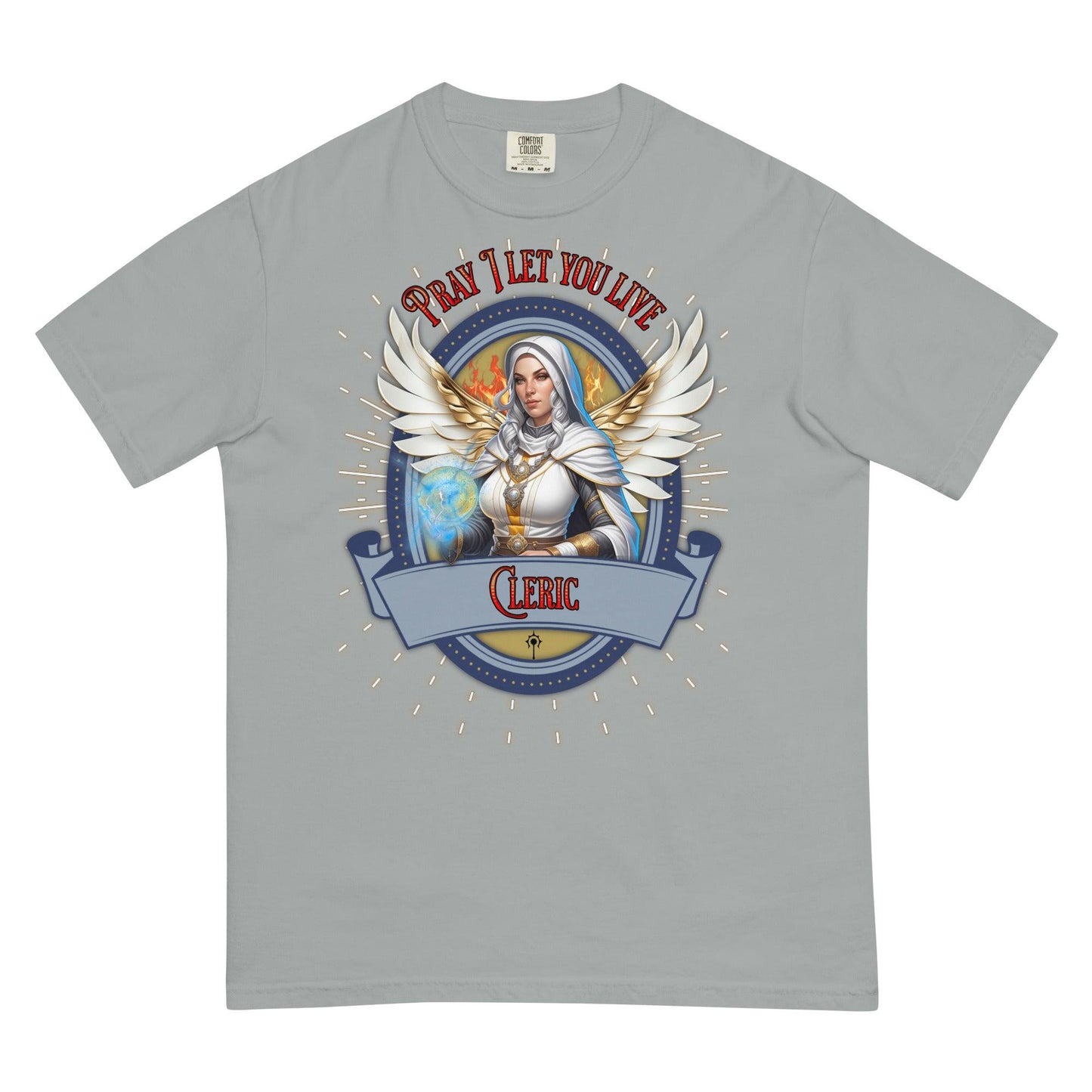 EYNA Emporium - "Pray I Let You Live" Cleric Heavyweight T-Shirt