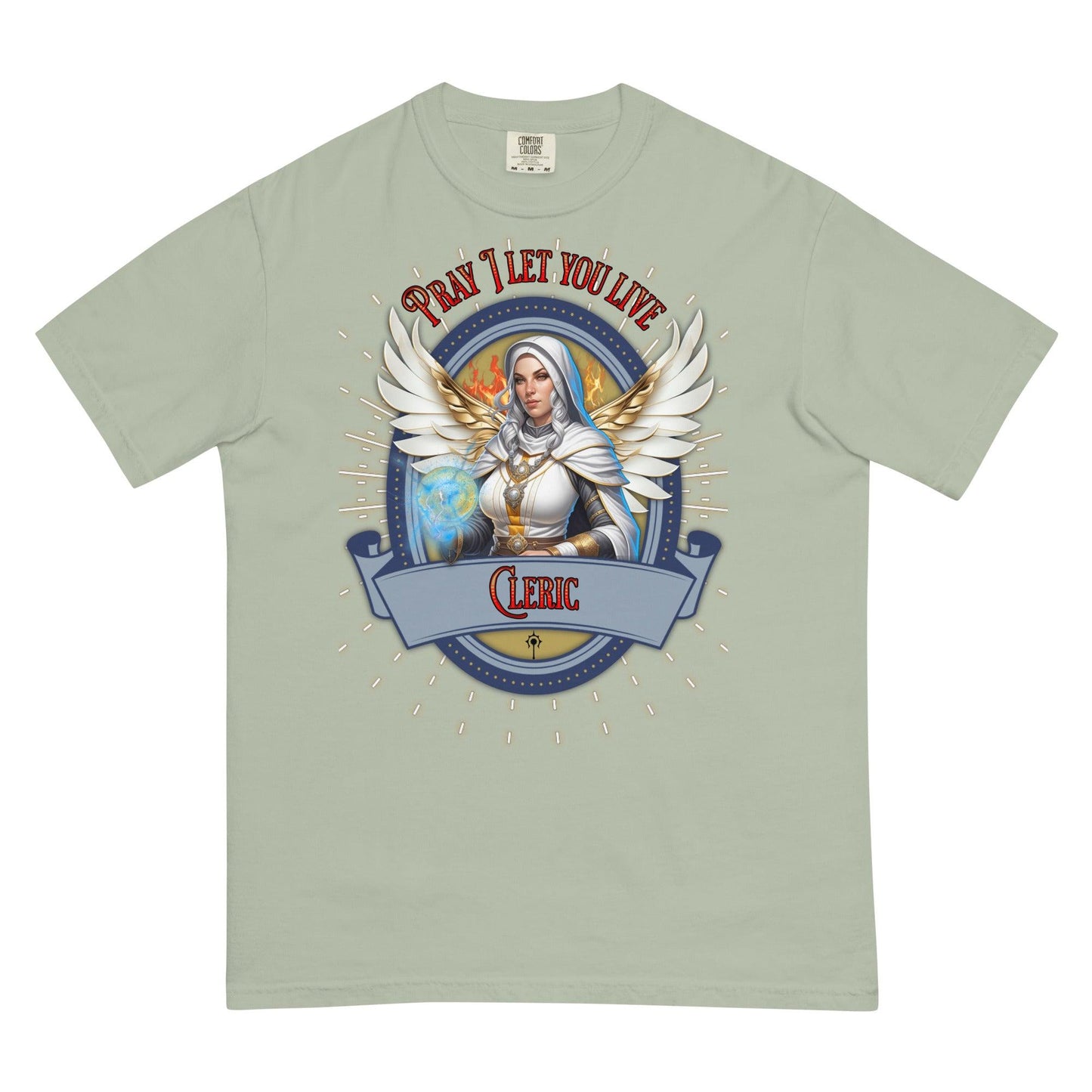 EYNA Emporium - "Pray I Let You Live" Cleric Heavyweight T-Shirt