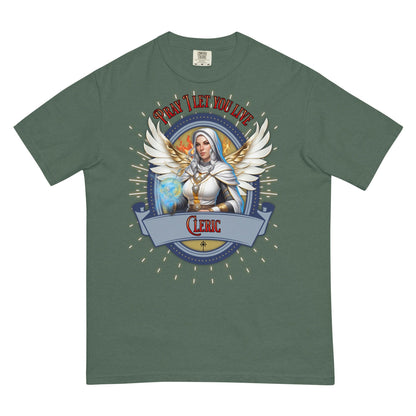 EYNA Emporium - "Pray I Let You Live" Cleric Heavyweight T-Shirt