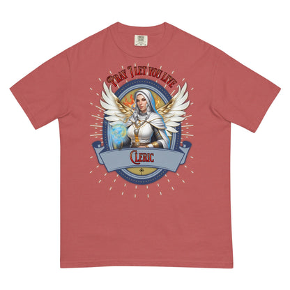 EYNA Emporium - "Pray I Let You Live" Cleric Heavyweight T-Shirt