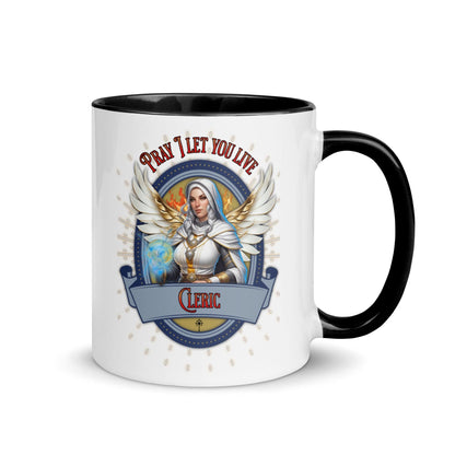 EYNA Emporium - "Pray I Let You Live" Cleric Two-Toned Color Mug