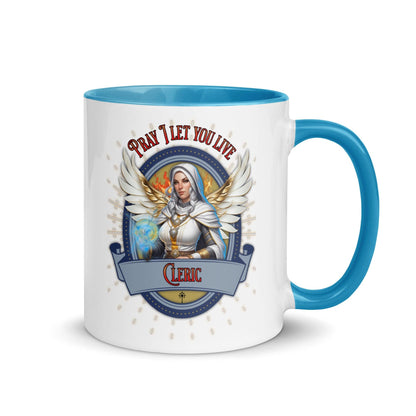 EYNA Emporium - "Pray I Let You Live" Cleric Two-Toned Color Mug