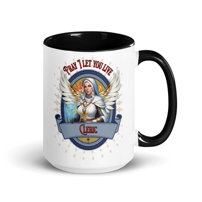 EYNA Emporium - "Pray I Let You Live" Cleric Two-Toned Color Mug