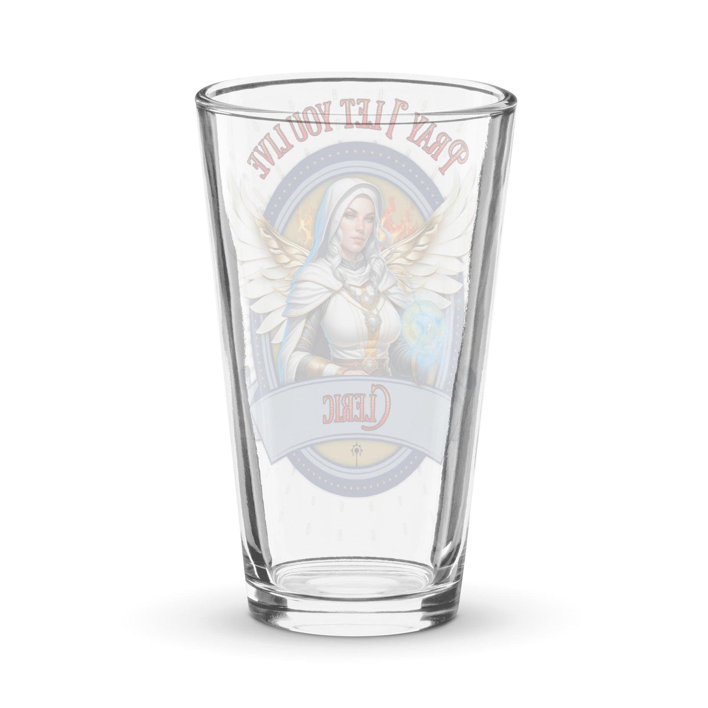 EYNA Emporium - "Pray I Let You Live" Shaker Pint Glass - Cleric