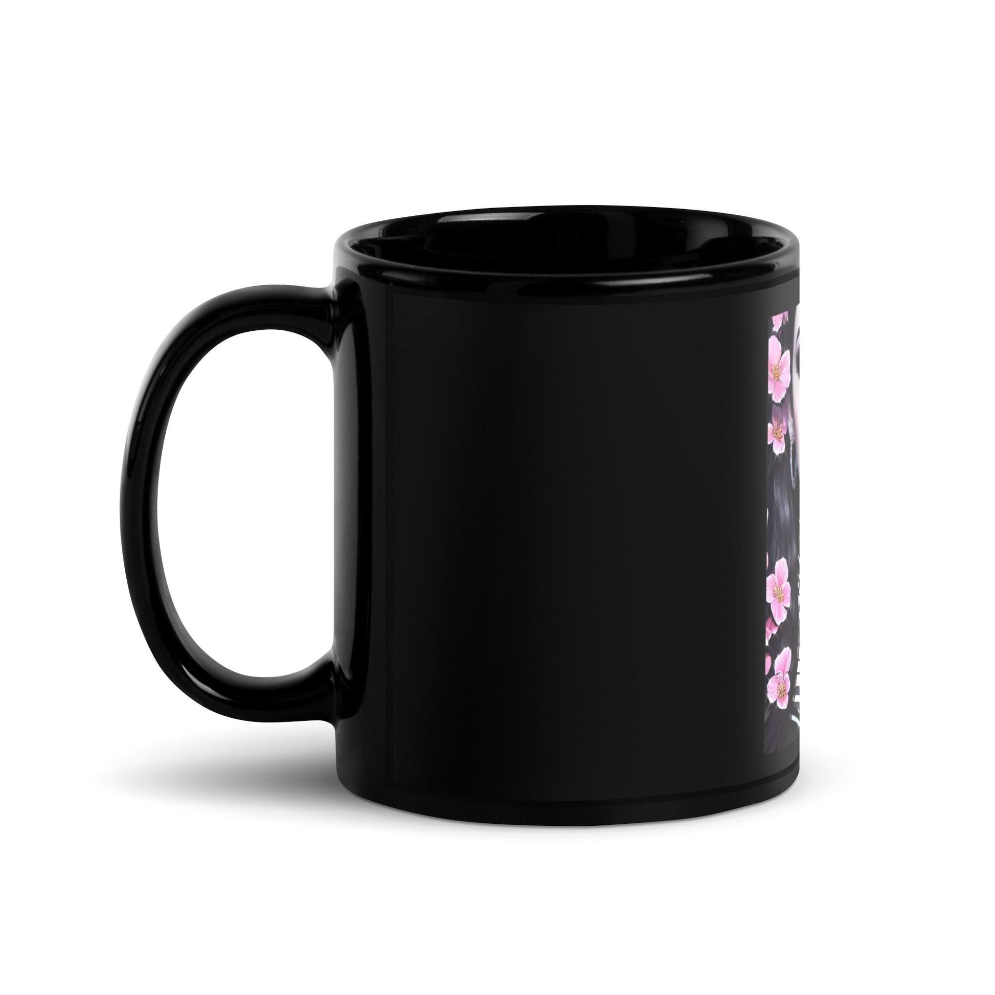 EYNA Emporium - "Pretty in Gothica" Black Glossy Mug